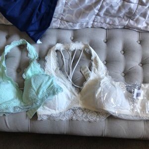 Brand new never worn bralettes with tag still